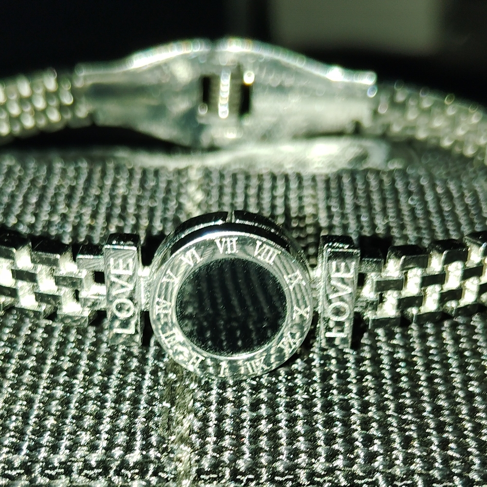 Stainless Steel Roman Numeral Bangle